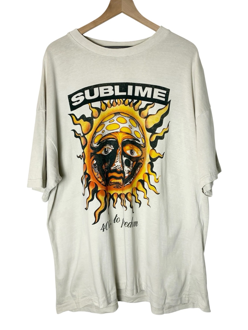 Sublime 40 oz. to Freedom Vintage Style Shirt Official Merchandise Oversized